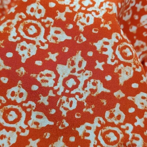 MICHAEL KORS sleevless orange blouse. Size large. 6" exposed zipper. - Picture 9 of 9